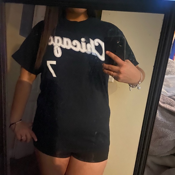 Majestic Other - Black Chicago Graphic T-Shirt
